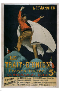 Franco-Italian Newspaper VINTAGE POSTER Leonetto Cappiello Italy 1916 24X36