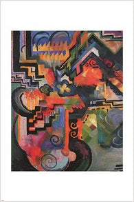 AUGUST MACKE german expressionist VINTAGE ART POSTER orphic cubism 24X36
