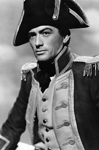 gregory PECK captain HORATIO HORNBLOWER movie still poster RARE 24X36