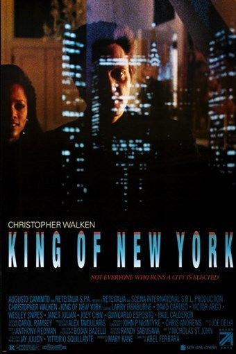 KING OF NEW YORK classic movie poster MANHATTAN christopher walken 24X36 NEW