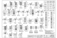 ENGINEERS GUIDE TO DRINKS poster detailed clever EDUCATIONAL 24X36-PW0