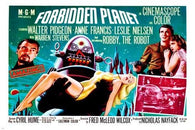 FORBIDDEN planet MOVIE poster leslie NEILSEN anne FRANCIS campy hot 24X36
