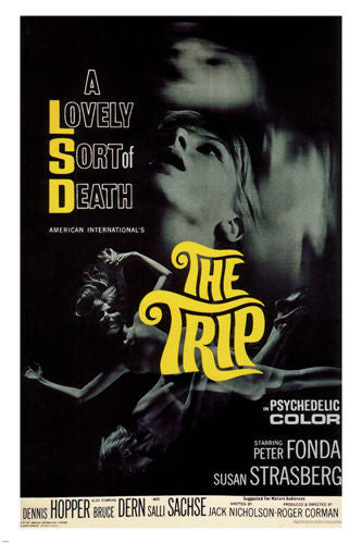The Trip MOVIE POSTER Peter Fonda Dennis Hopper 1967 24X36 rare hot NEW