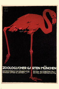 zoologischer garten VINTAGE AD POSTER L. Hohlwein GERMANY 1910 24X36 rare