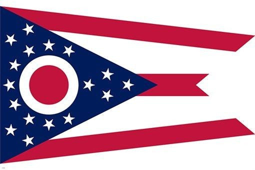 collectors symbolic historic political official OHIO STATE FLAG POSTER 24X36