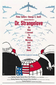 stanley kubrick's DR. STRANGELOVE movie poster 1964 PETER SELLERS 24X36