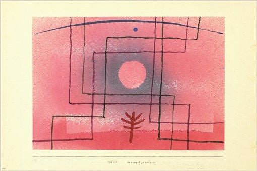 PAUL KLEE nach regeln zu pflanzen VINTAGE ART POSTER german SYMBOLIC 24X36