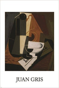 COFFEE POT juan gris SPANISH MODERN vintage painting ART POSTER CUBISM 24X36