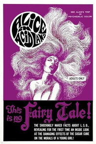 ALICE IN ACIDLAND 1968 movie poster PSYCHEDELIC SEXY rare collectors 24X36