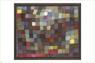 ORIENTAL PLEASURE GARDEN paul klee VINTAGE PAINTING art poster UNIQUE 24X36