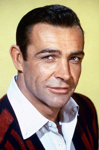sean CONNERY head shot poster PLAYFUL HIGH QUALITY COLLECTIBLE rare 24X36