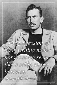 JOHN STEINBECK renowned author INSPIRATIONAL QUOTE POSTER 24X36 hot new
