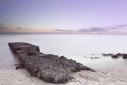 DAWN BY THE SEA photo poster BEAUTIFUL NATURE SAND SKY rare prized 24X36