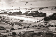 historical photo poster D-DAY POST INVASION 1944 military political 24X36