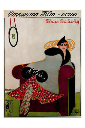 Thais Talizhy VINTAGE POSTER Enrico Prampolini ITALY 1916 24X36 PRIZED Rare