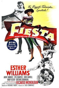 hollywood movie poster FIESTA with ESTHER WILLIAMS RICARDO MONTALBAN 24X36