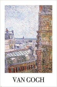 VAN GOGH sight of paris from THE ROOM OF VINCENT vintage art poster 24X36