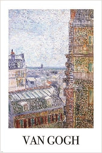 VAN GOGH sight of paris from THE ROOM OF VINCENT vintage art poster 24X36