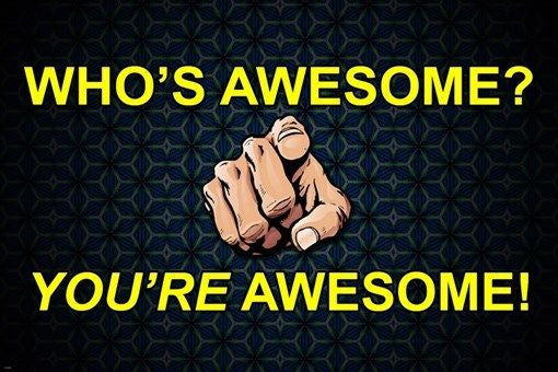 AWESOMENESS motivational posters 24X36 FUNNY inspirational gem