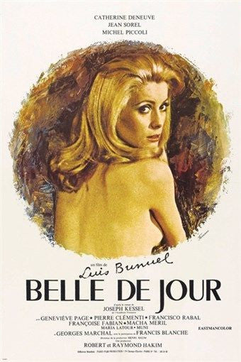 catherine deneuve BELLE DE JOUR vintage MOVIE POSTER sexy kitten 24X36 HOT