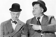 LAUREL AND HARDY publicity still THE BIG NOISE movie poster COMICAL 24X36-PW0