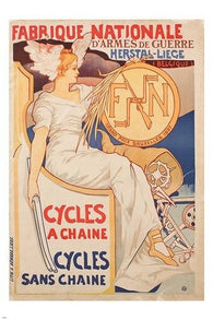 EMILE BERCHAM fabrique nationale FRENCH VINTAGE BICYCLE POSTER 24X36 hot new