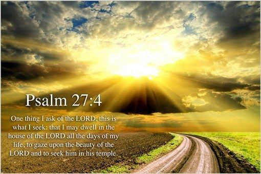 PSALM 24:7 religious CHRISTIAN POSTER 