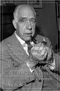 1922 nobel prize winner NIELS BOHR physicist INSPIRING quote poster 24X36