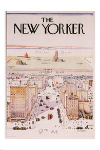 THE NEW YORKER cover poster famous illustration 1976 24X36 rare new  - VY1