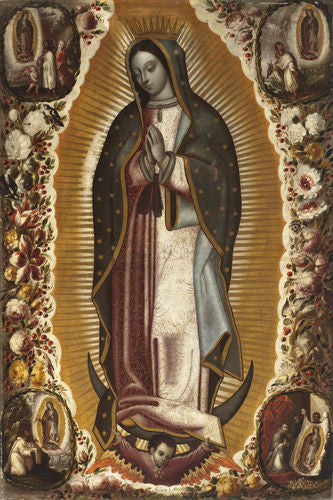 LADY GUADALUPE POSTER Manuel de Arellano 1691 - Virgin RARE HOT NEW 24x36