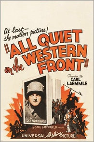 all quiet on the western front VINTAGE MOVIE POSTER universal 1930 24X36 NEW