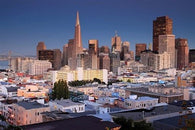 SAN FRANCISCO DOWNTOWN PHOTO POSTER tall buildings skyline historic 24X36