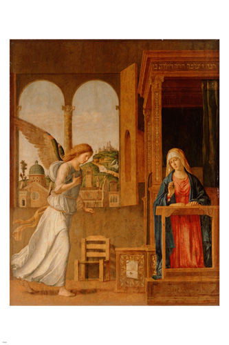 The Annunciation CIMA DA CONEGLIANO Poster 24X36 ITALIAN RENAISSANCE