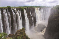 VICTORIA FALLS border zimbabwe and zambia africa NATURE POSTER water 24X36