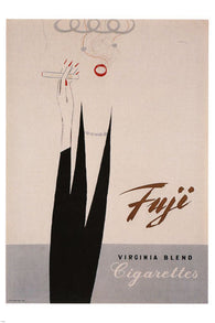 Fuji VINTAGE AD POSTER Raymond Savignac FRANCE 1951 24X36 Unique Top Notch