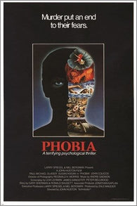 a descent into terror PHOBIA vintage MOVIE POSTER murder fears 24X36 SPOOKY