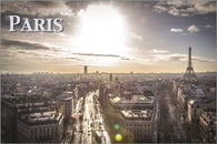 parisian sunrise MODERN PHOTO POSTER cityscape EIFFEL TOWER rare artsy 24X36