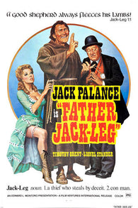 FATHER JACK-LEG spaghetti western MOVIE POSTER con man jack PALLANCE 24X36
