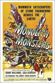 the monolith monsters VINTAGE AD POSTER adventure romance FEAR 24X36 hot new