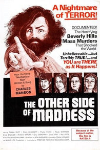 THE OTHER SIDE OF MADNESS movie poster CHARLES MANSON murder HORROR 24X36