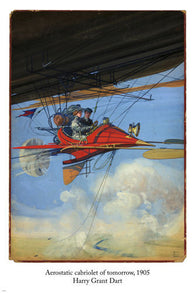 Harry Grant Dart 1905 Aerostatic Cabriolet of Tomorrow VINTAGE POSTER 24X36