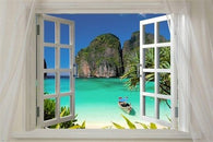 SCENIC POSTER window onto THAILAND 24X36 island turquoise water LUSH EXOTIC