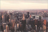 MANHATTAN new york CLASSIC CITYSCAPE POSTER skyscapers METROPOLIS 24X36 hot