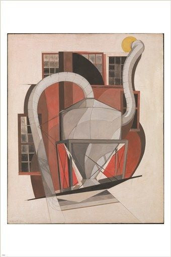 MACHINERY poster CHARLES DEMUTH artist UNIQUE DESIGN collectors 24X36 rare