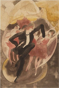 charles demuth AMERICAN ARTIST POSTER in vaudeville VINTAGE collectors 24X36