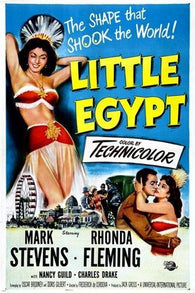 LITTLE EGYPT hollywood movie poster MARK STEVENS RHONDA FLEMING romance 24X36