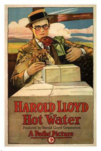 HAROLD LLOYD hot water MOVIE POSTER Sam Taylor Fred C. Newmeyer 1924 24X36