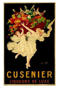 cusenier liqueur VINTAGE AD POSTER jean ylen FESTIVE EXQUISITE 24X36 hot