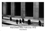 PAUL STRAND wall street NEW YORK CITY 1915 classic photo poster 24X36 RARE