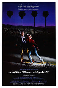INTO the night MOVIE poster PFEIFFER & GOLDBLUM dangerous romance hot 24X36